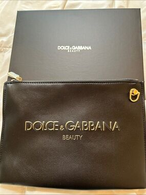 Dolce & Gabbana Beauty Cosmetic Zippered Case, NEW IN BOX